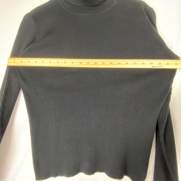 Vintage LRL Ribbed Turtleneck Medium - Picture 12 of 15